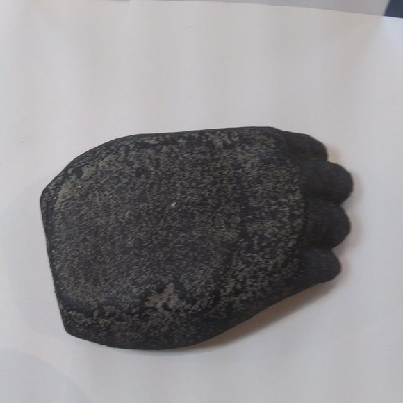 Volcanic Stone Incense Holder  Black Hand lotus flower - Picture 9 of 16